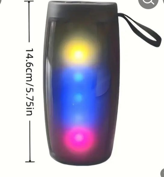 Колонка Generic ZQS1202 подключается с помощью Bluetooth-соединения к