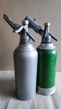 Металеві сифони для газування води (газировки) .Раритет, працюючі