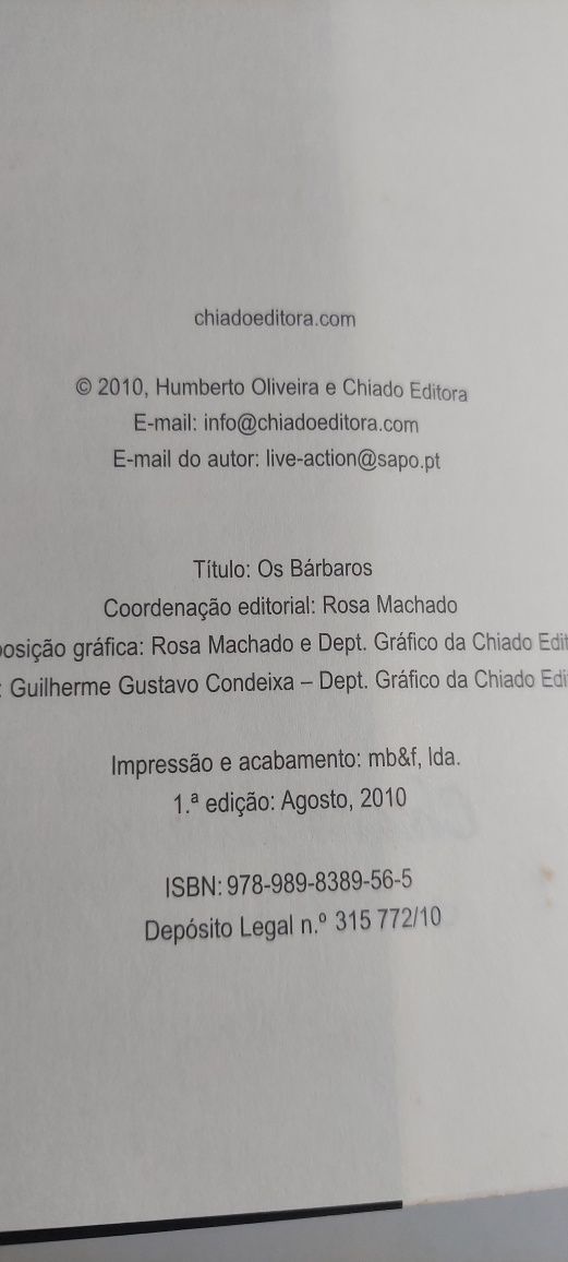 Os Bárbaros - Humberto Oliveira (2010)