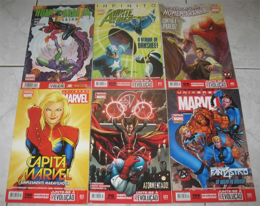 Marvel - 6 BD Diversas