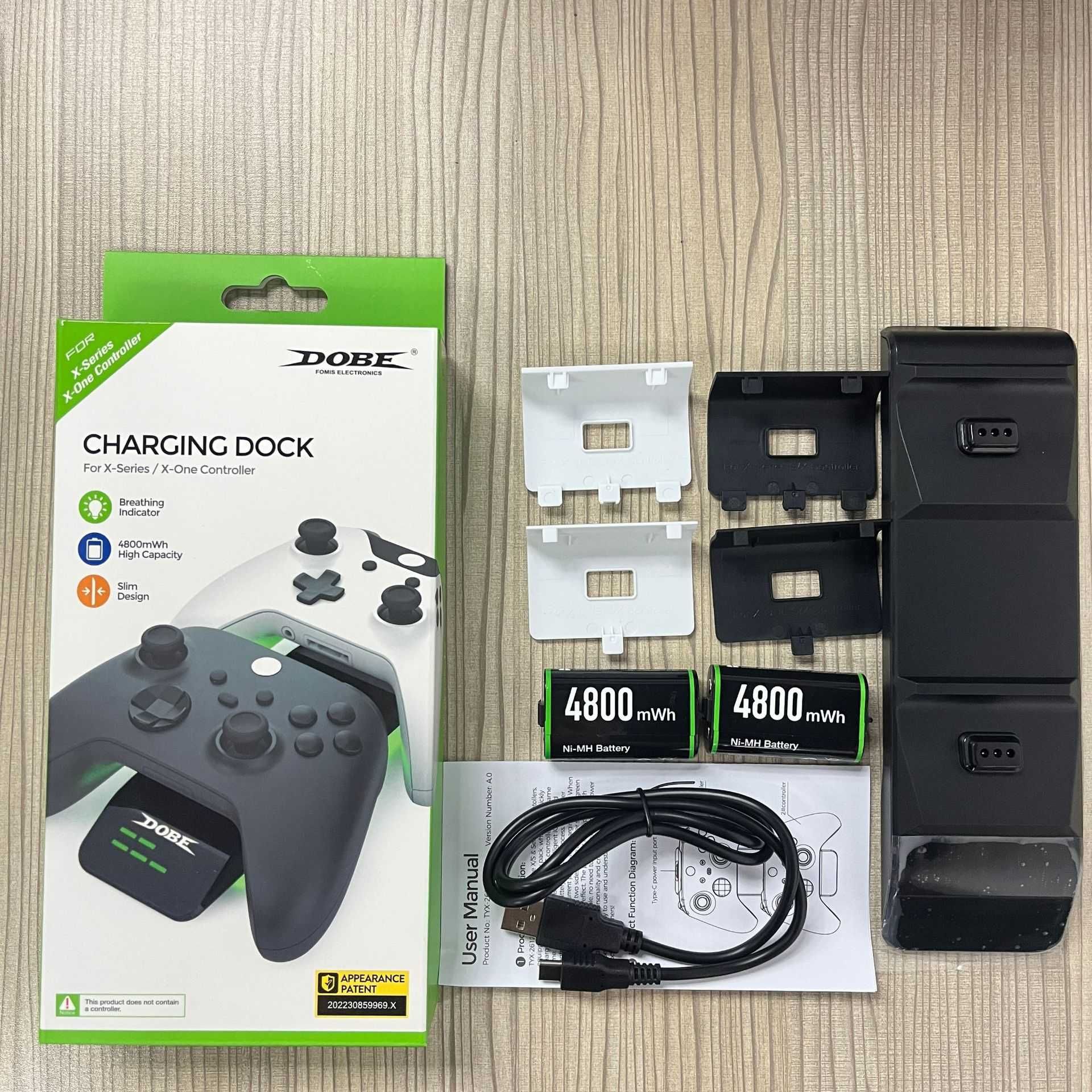 2000mah DOBE XBOX Series SX Акумулятори 2 шт. Батарея Series/Xbox One