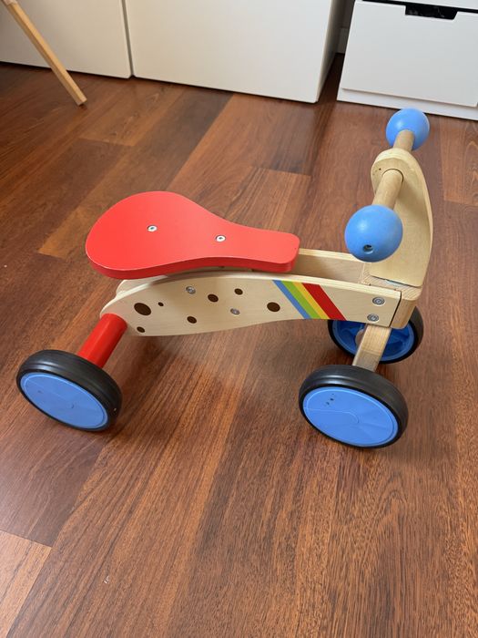 Rowerek biegowy drewniany