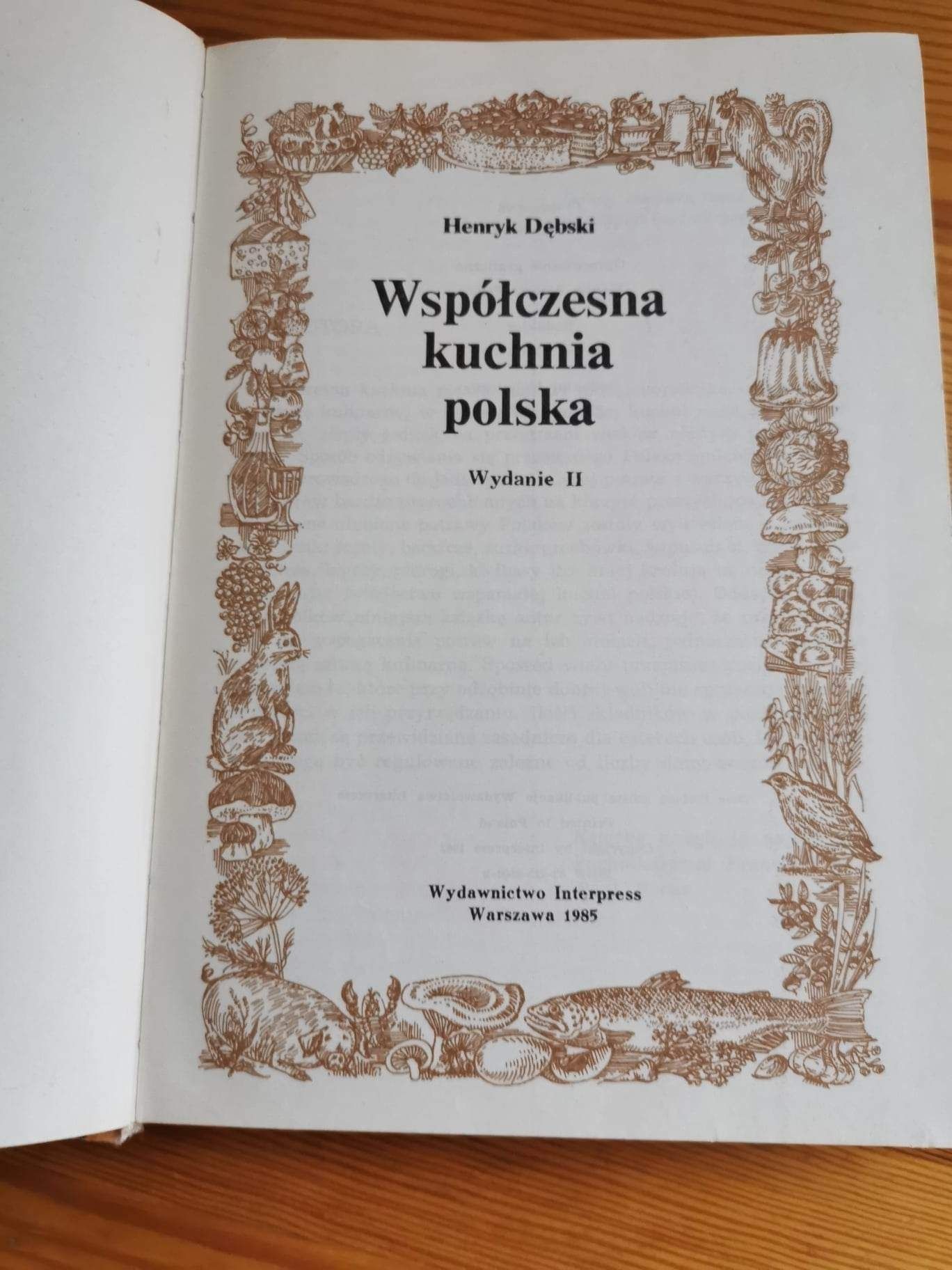 Książka kulinarna Współczesna kuchnia Polska