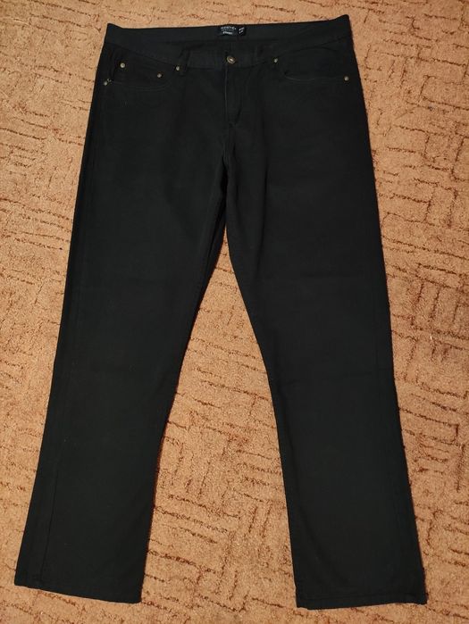 Spodnie męskie jeansy czarne, rozm XXL, XXXL