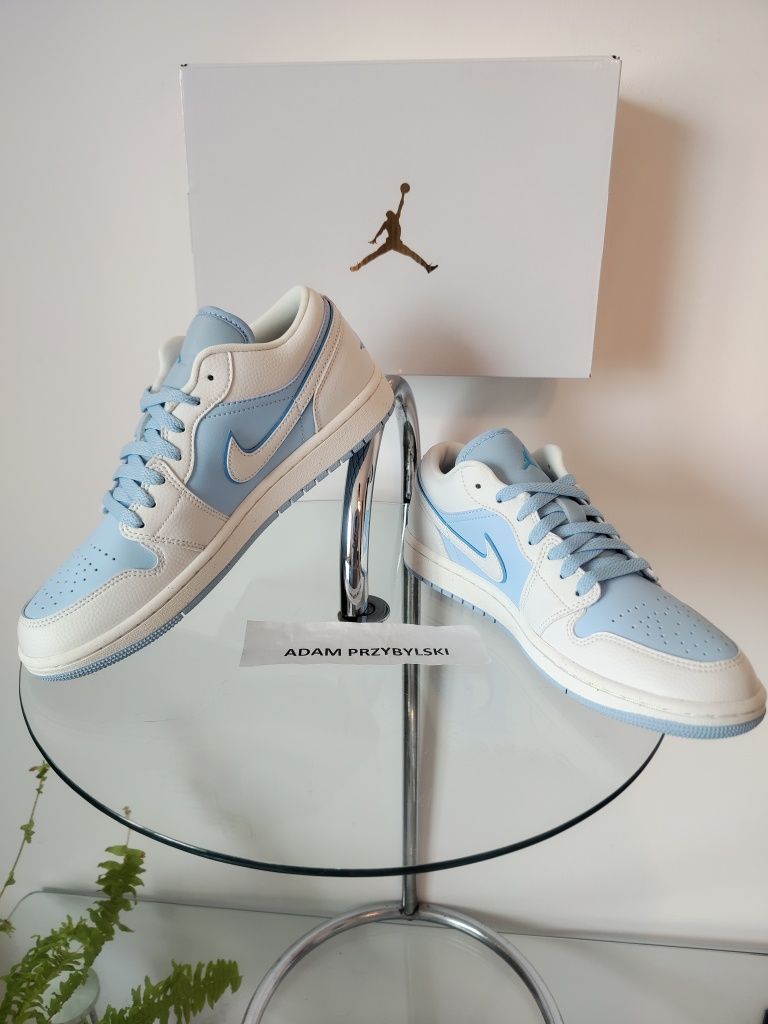 Air Jordan 1 low SE Reverse Ice Blue 40.5 (9W - 26cm) DS - nowe, oryg.