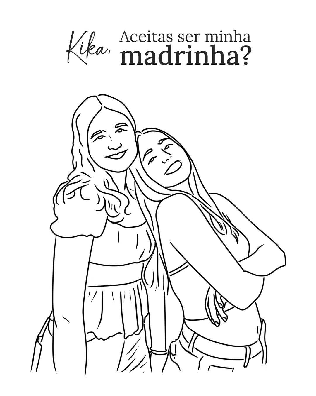 Ilustrações personalizadas em Line Art - Formato digital e/ou impresso