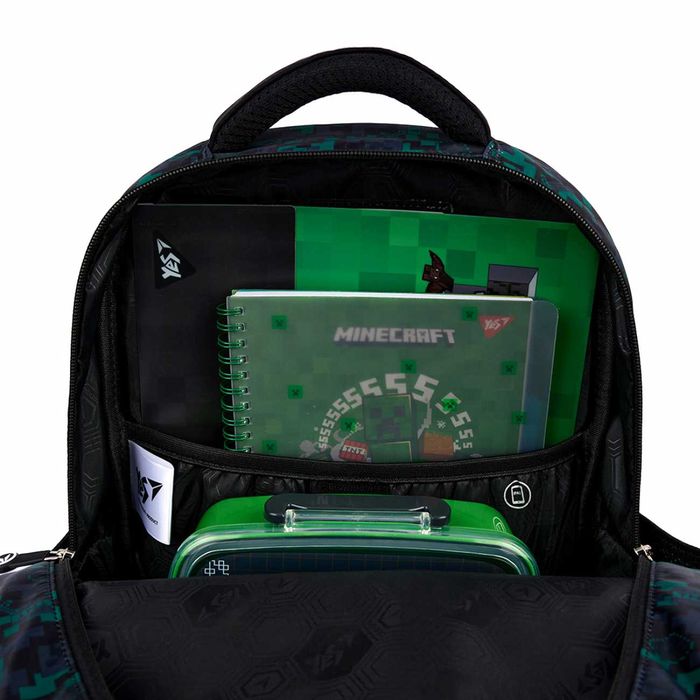 Рюкзак шкільний YES Minecraft WatchOut S-108 + пенал + сумка Майнкрафт