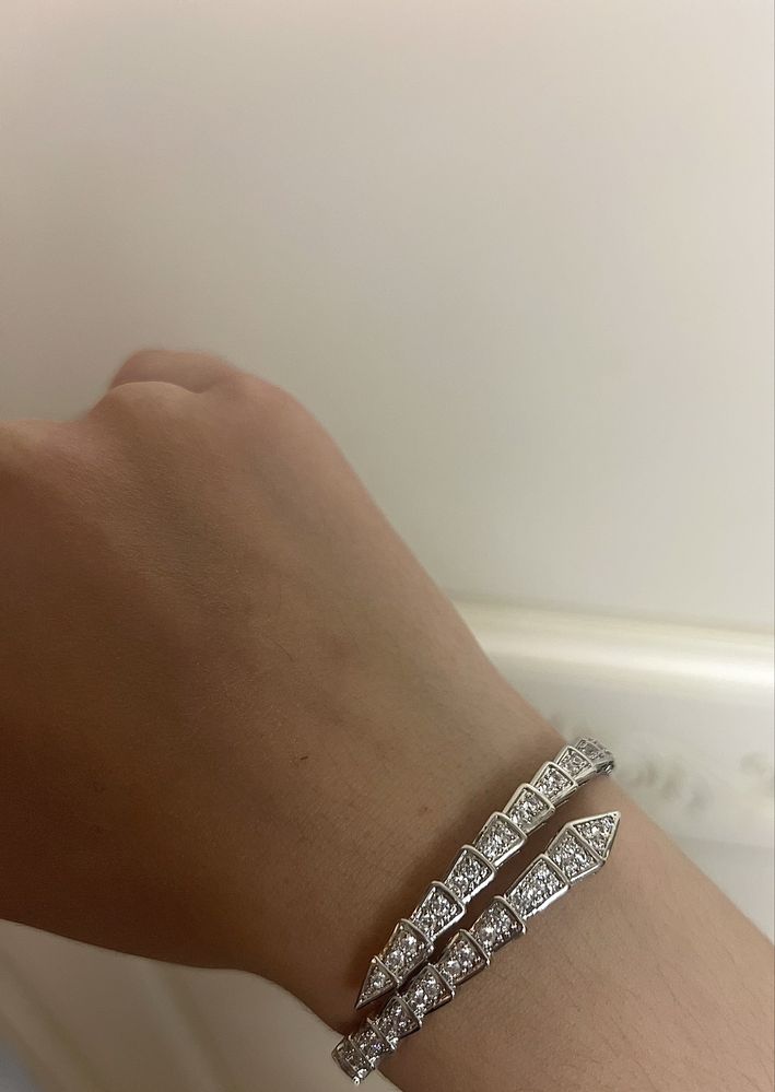 Набір в стилі Bulgari, браслет, колечко булгарі набір на подарунок