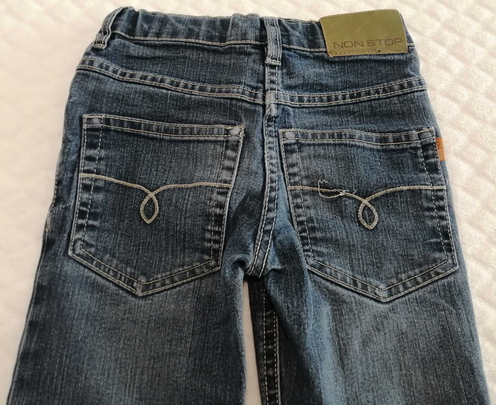 Spodnie dżinsowe, niebieskie, 116, NonStop (Odzież)