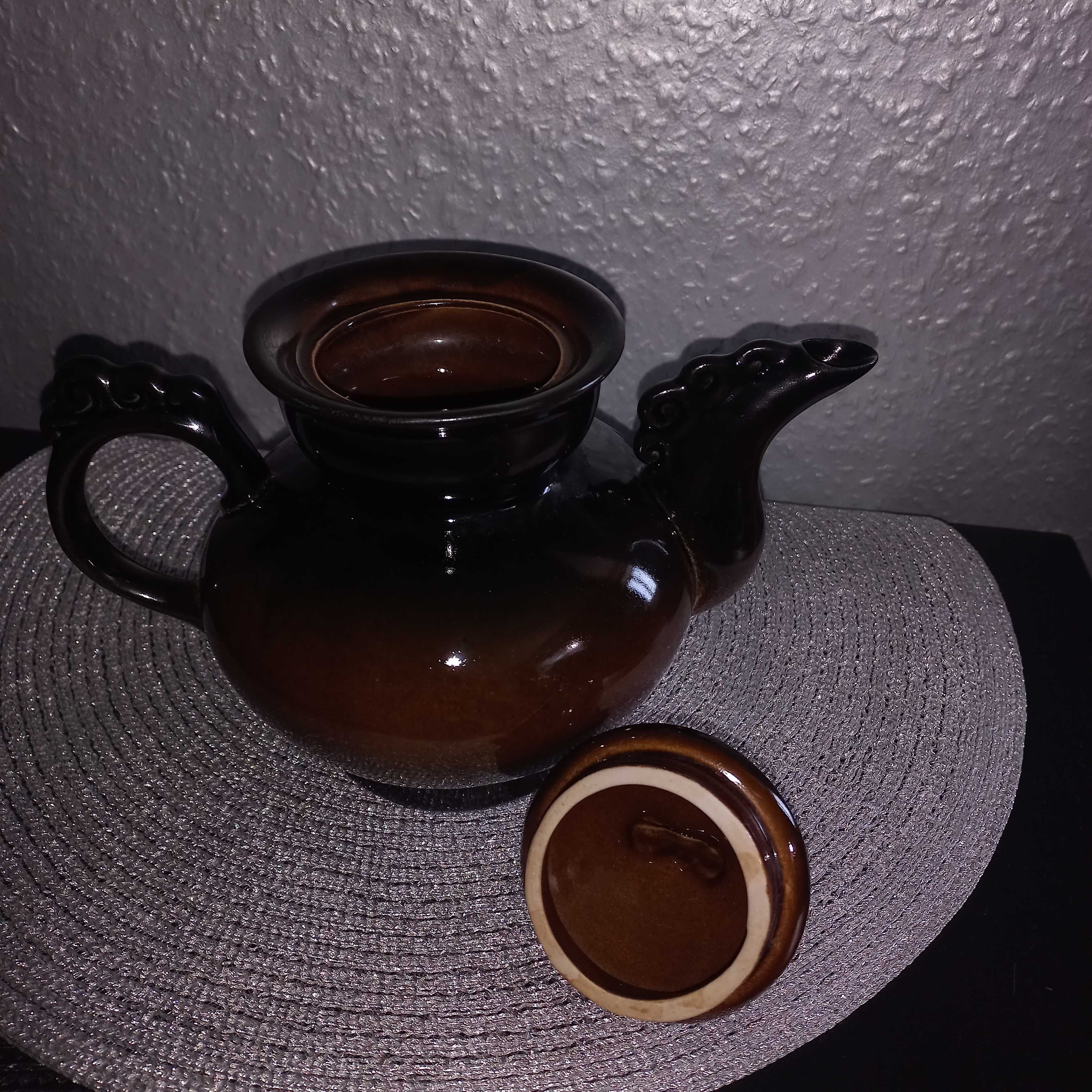 Заварочный чайник глазурованная керамика 1 литр