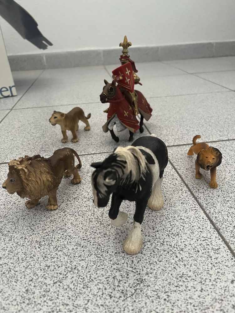 Cavaleiro e 4 animais
