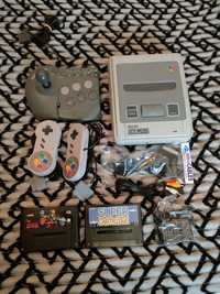 Super Nintendo com Arcade Fight Stick