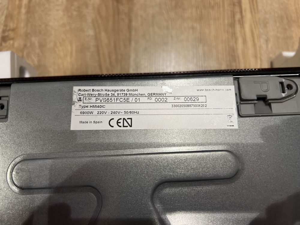 Płyta indukcyjna Bosch PVS651FC5E