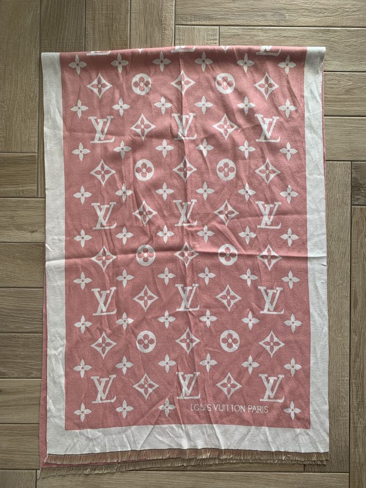 Szal wełna + jedwab Louis Vuitton Paris