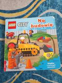 Książka LEGO city na budowie ruchome elementy