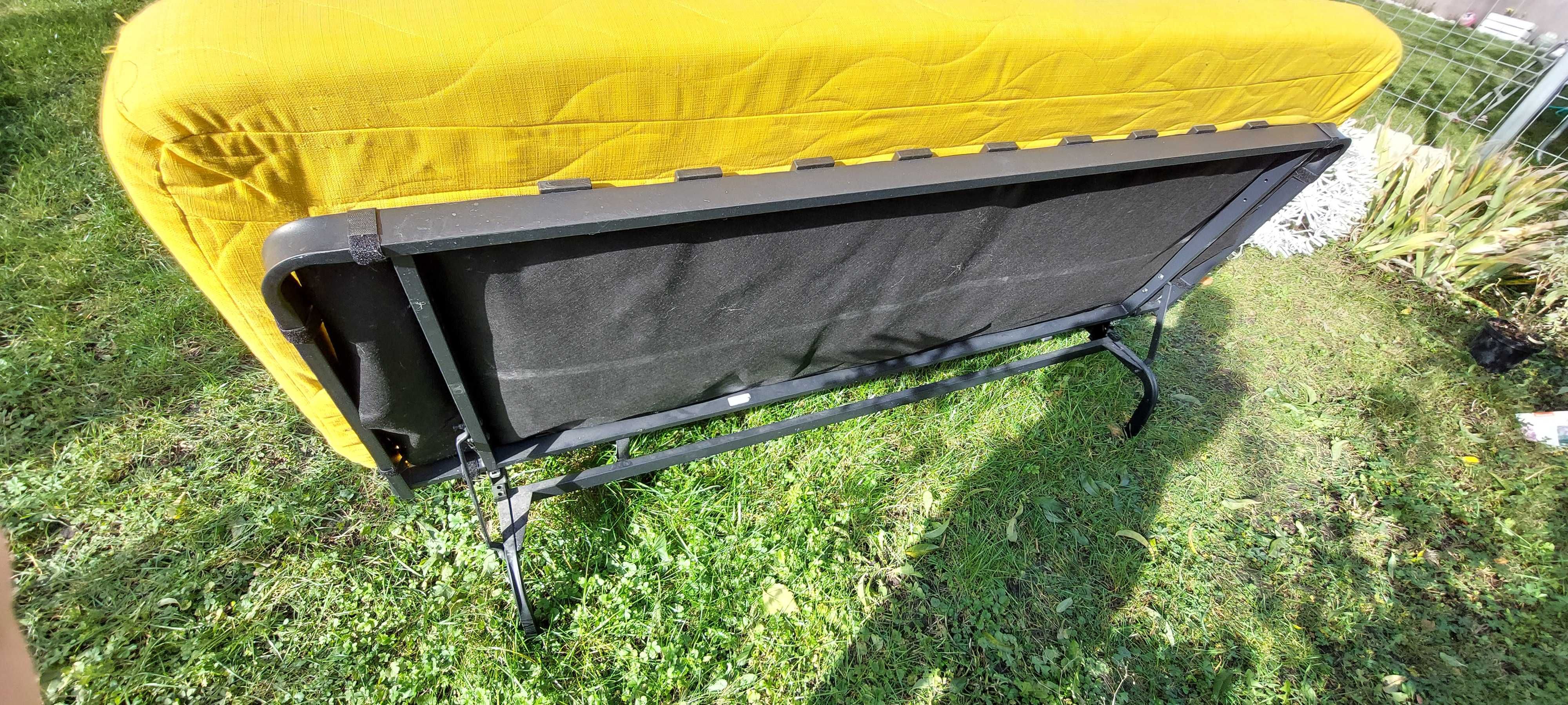 Łóżko/sofa rozkładana z IKEA żółta