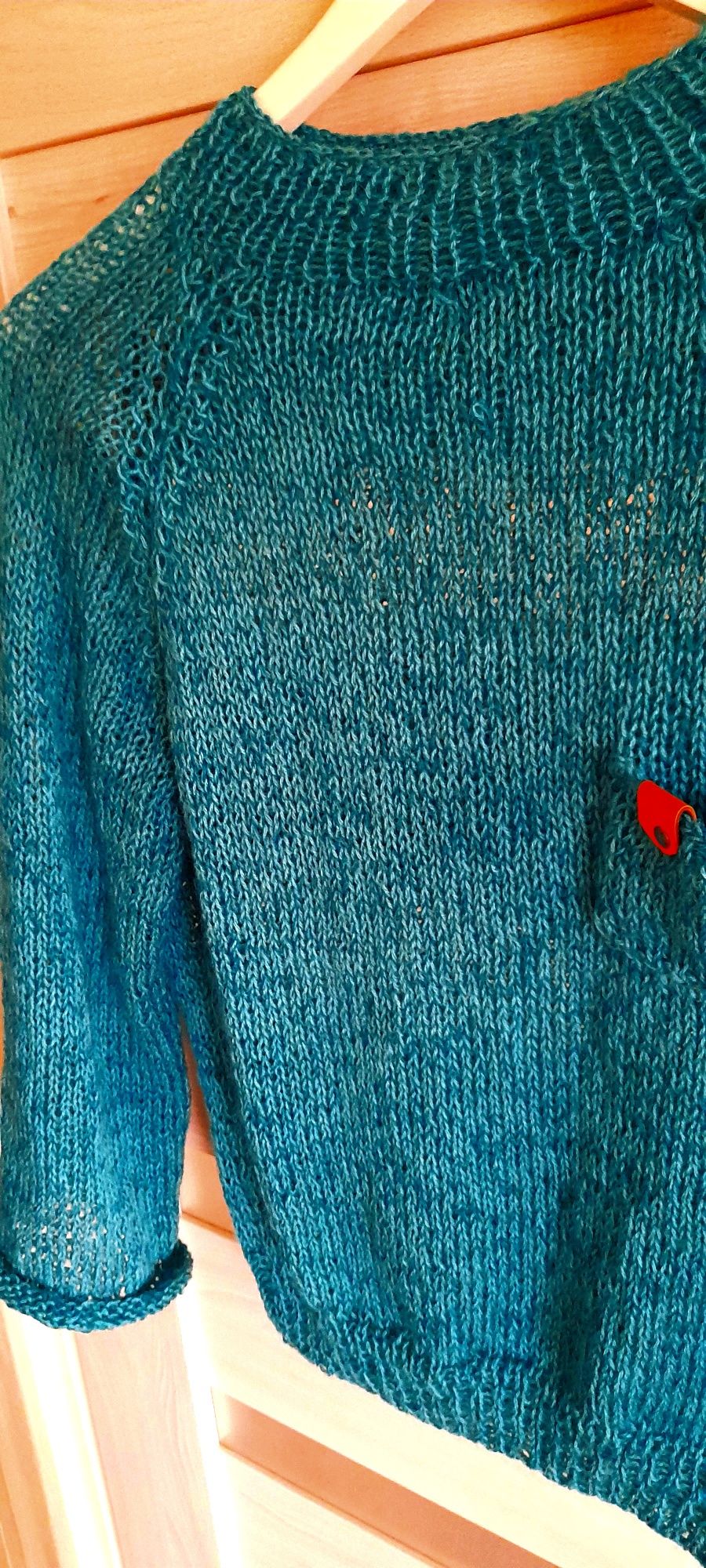Sweter wełna Angora. Handmade.