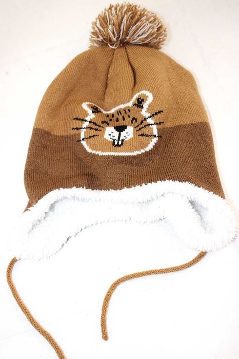 sj2 So Cute Pepco chłopięca zimowa czapka uszatka 2-3 lata 51cm