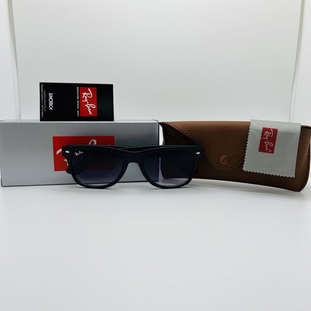 Сонцезахисні окуляри Ray Ban Wayfarer 2140 Matt Black|Purple