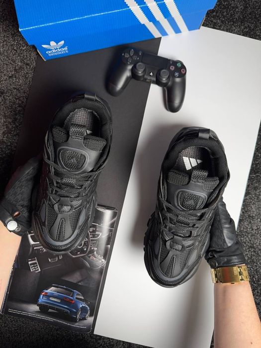 Чоловічі кросівки адідас Adidas XLG Runner Deluxe GTX All Black 41-45