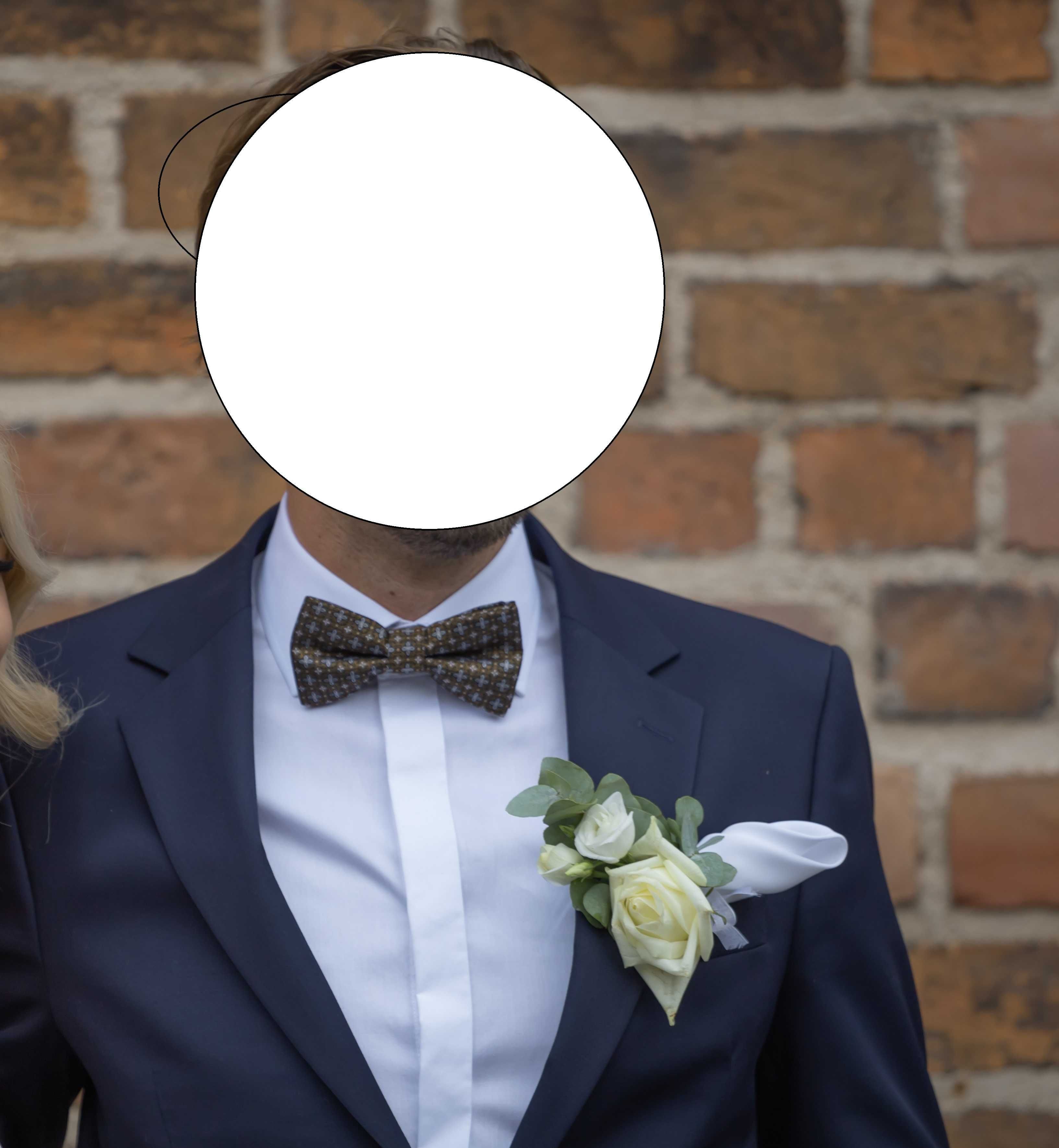 Garnitur ślubny 180cm PAKO LORENTE Marynarka Spodnie pasek poszelka