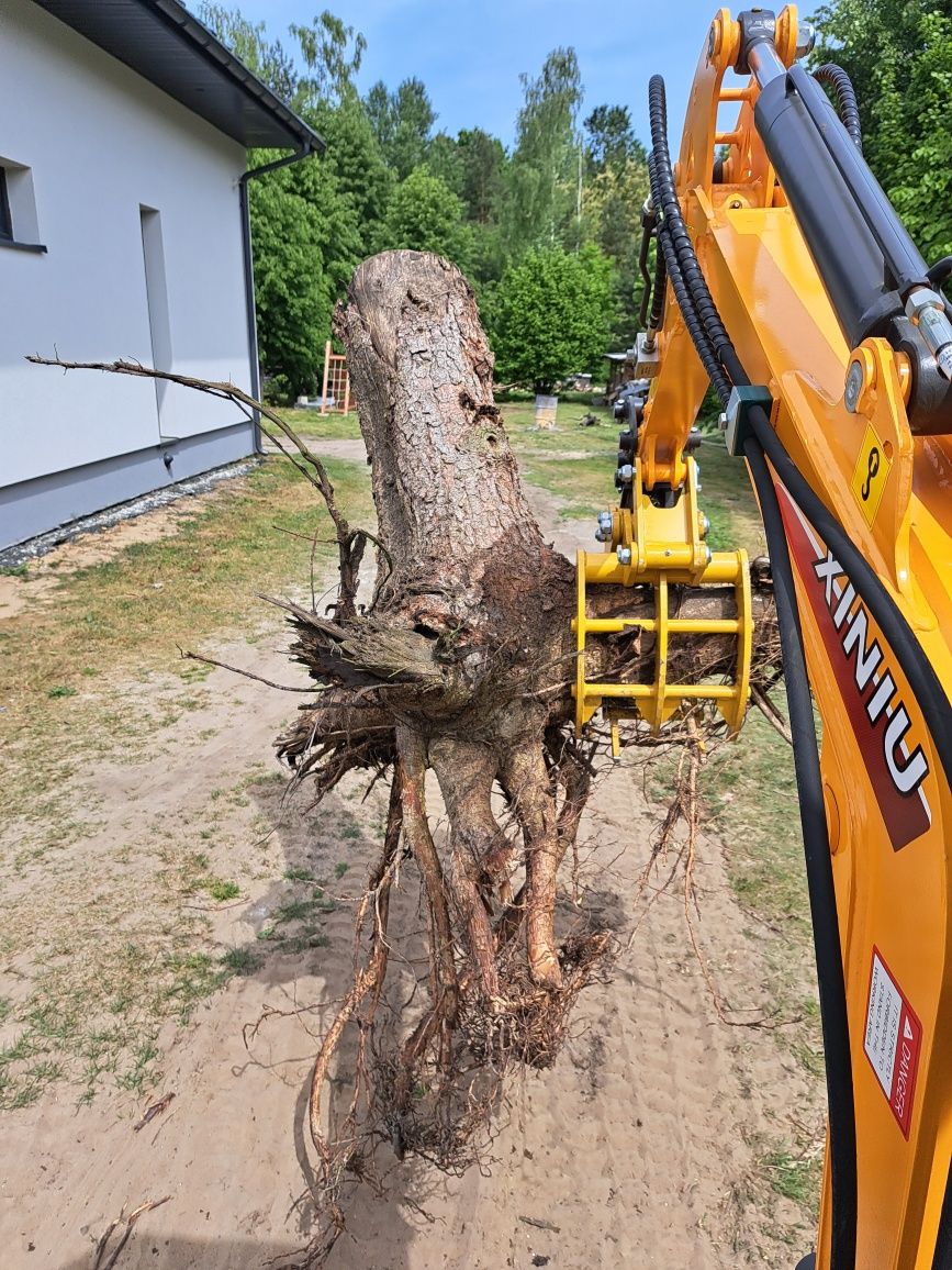 Uslugi minikoparką autolaweta