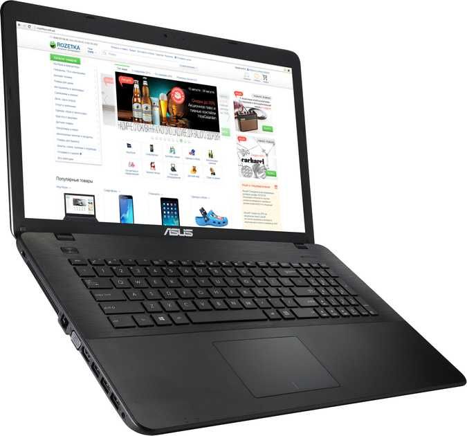 Ноутбук ASUS X751SV  Black