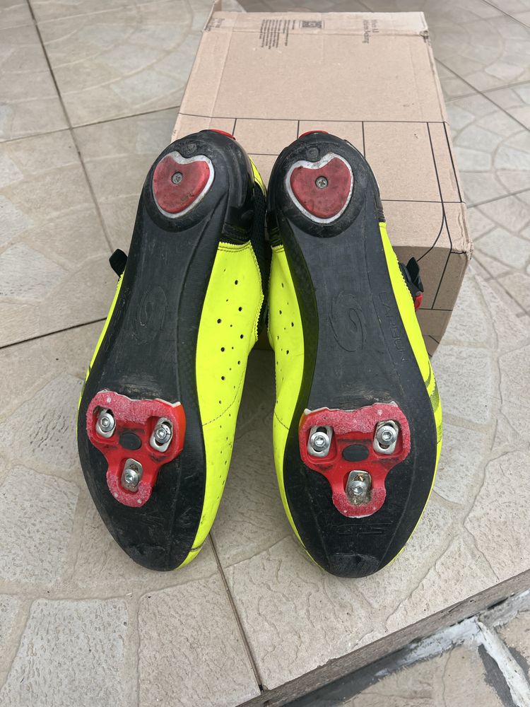 Sapatos encaixe sidi carbon