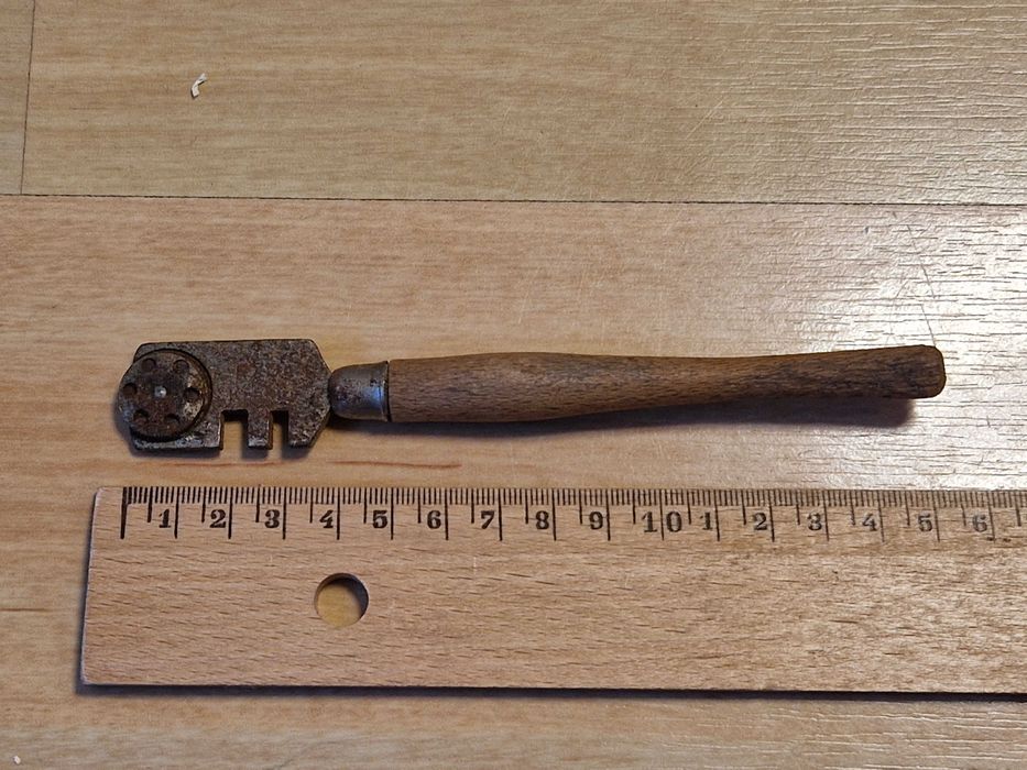 stary nóż diamentowy do cięcia szkła, szyb PRL lata 80 Krakus 15cm