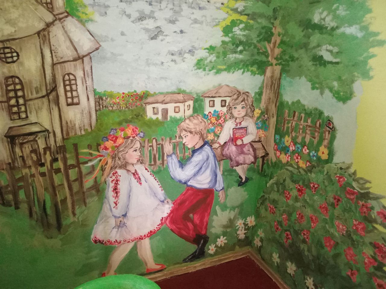 Рисунки на стенах
