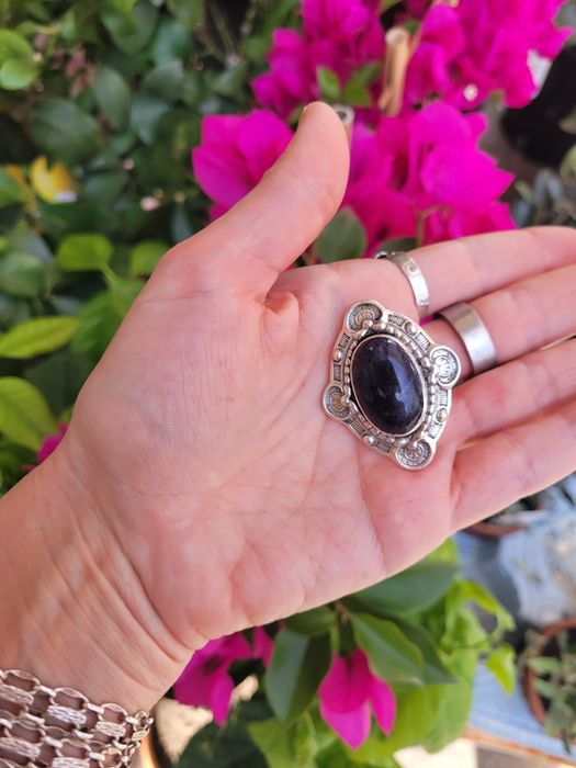 Брошь серебро ажурная