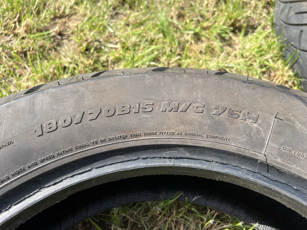 Opony motocyklowe tył 180/70/b15 przód 100/90/19