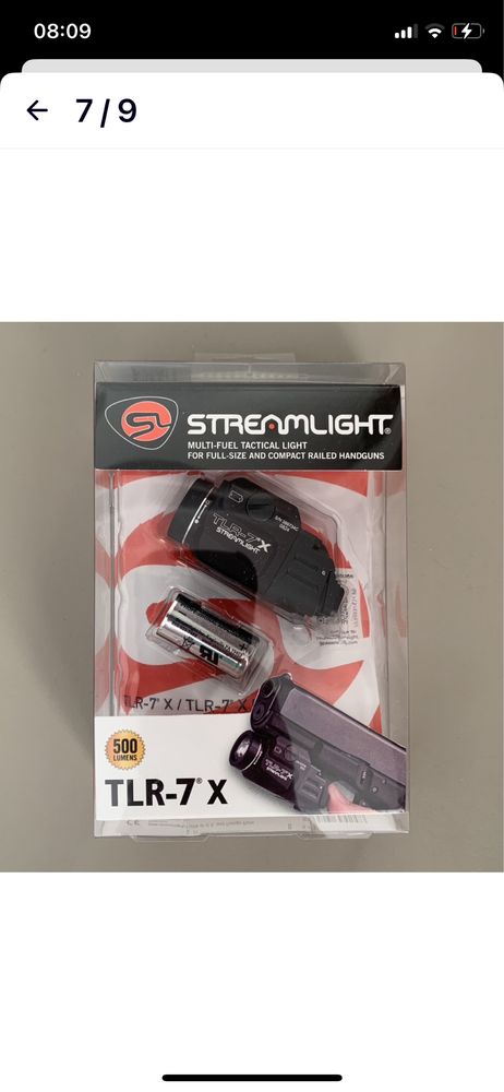 Подствольный оружейный фонарик Streamlight