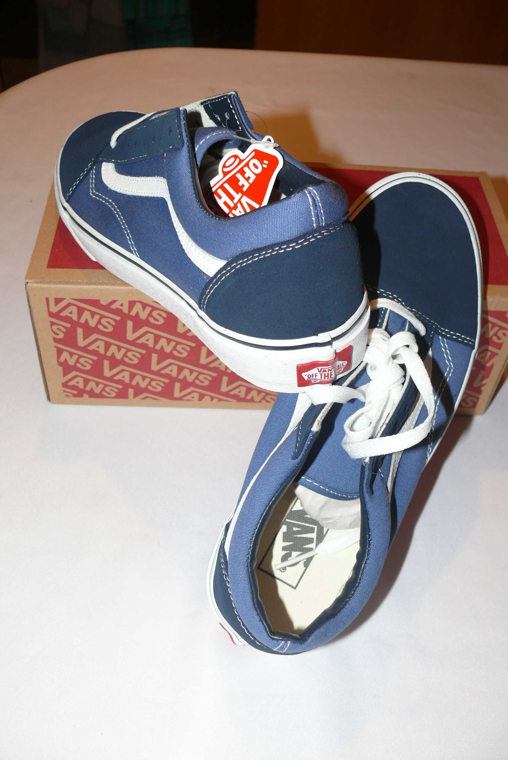 Buty ORYGINALNE trampki Vans Old Skool Navy  r_36/ 36,5/ 40 / 42,5EU