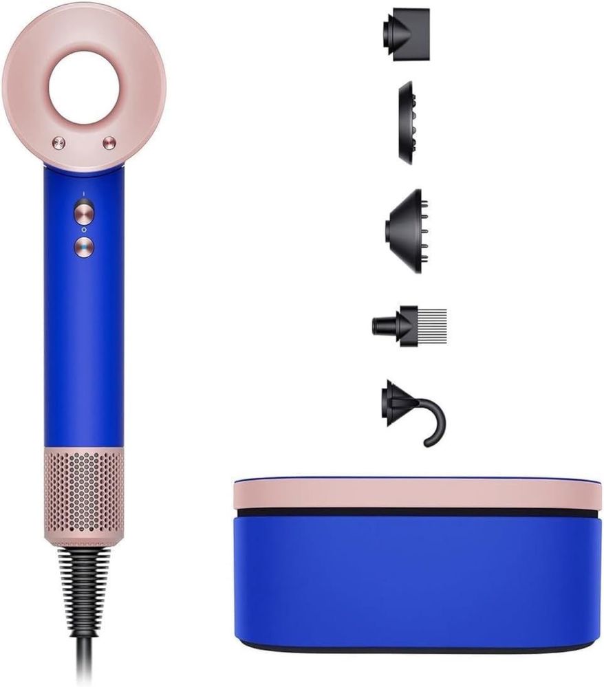 Фен Dyson HD07 Supersonic Blue/Blush ОФИЦИАЛЬНЫЙ