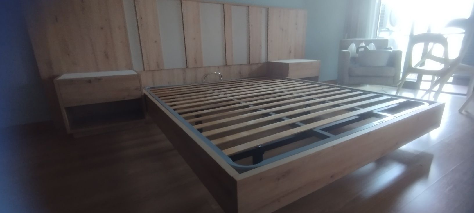 Cama cabeceira mesas cabeceira