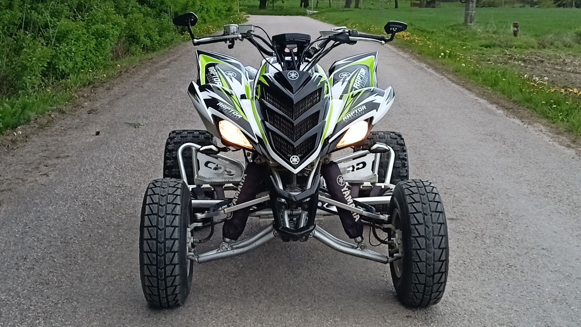 Quad Yamaha Raptor 700r zarejestrowany zamiana