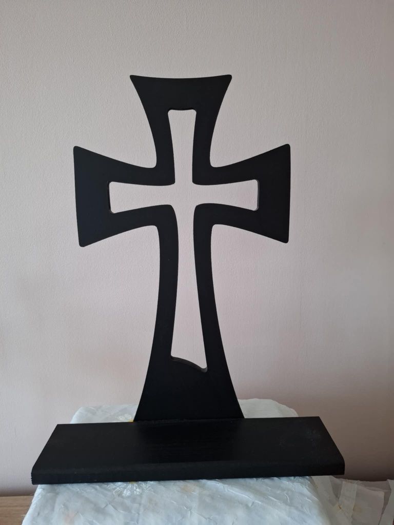 Krzyż podstawa baza do kompozycji kwiatowych nagrobnych