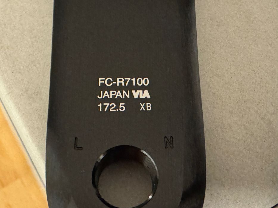 Pedaleiro Shimano 105 R7100 50/34 12V, 172,5mm