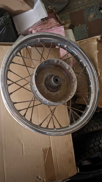 Колесо мотоцикла иж 18 радиус