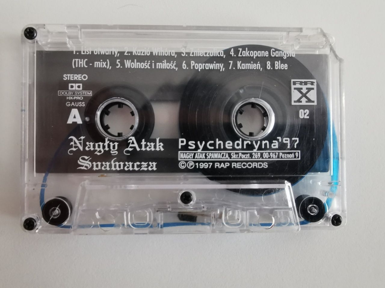 Nagły Atak Spawacza - Psychedryna '97 kaseta rap hip hop kaseta rap hi