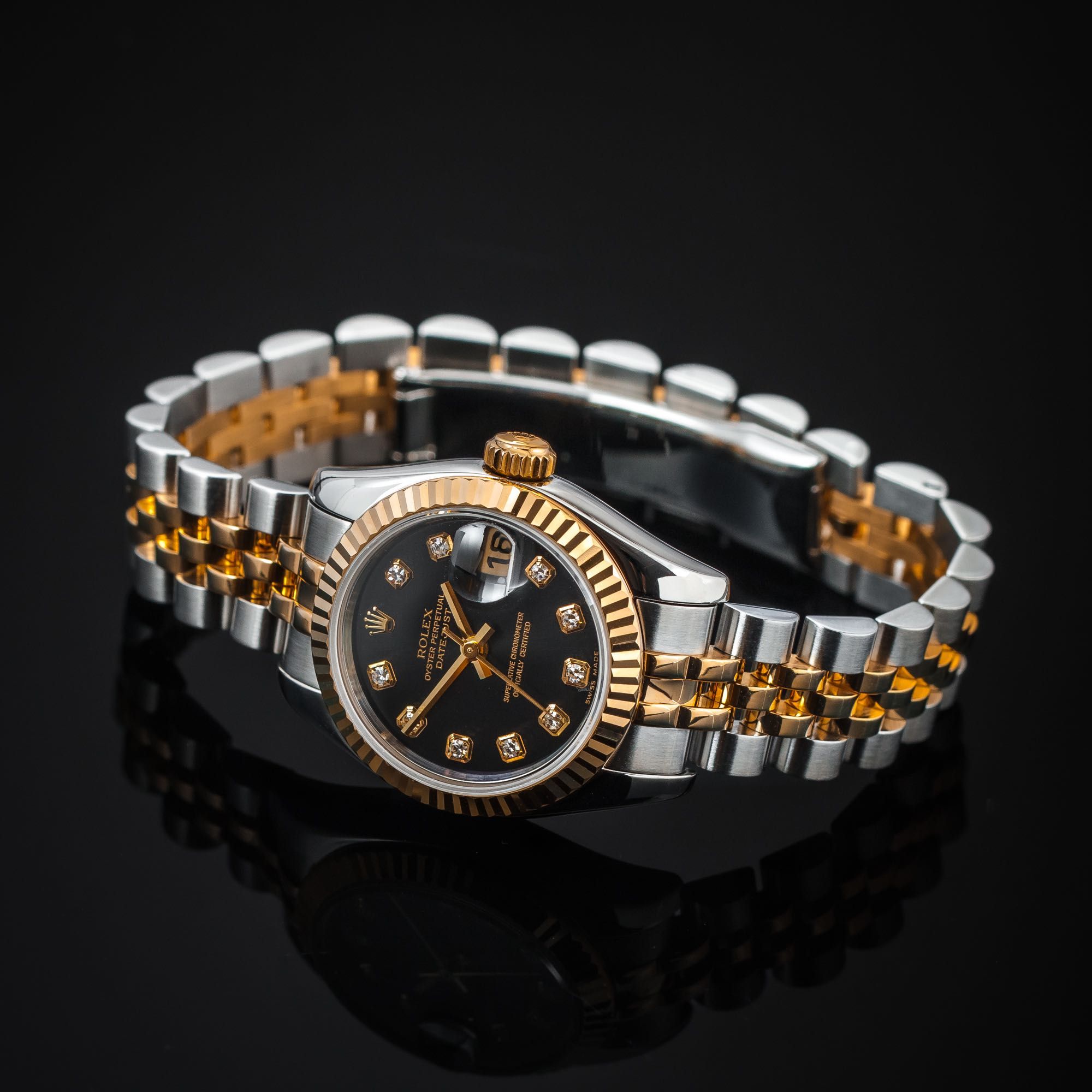 Rolex Lady Datejust 26 z diamentowymi indeksami