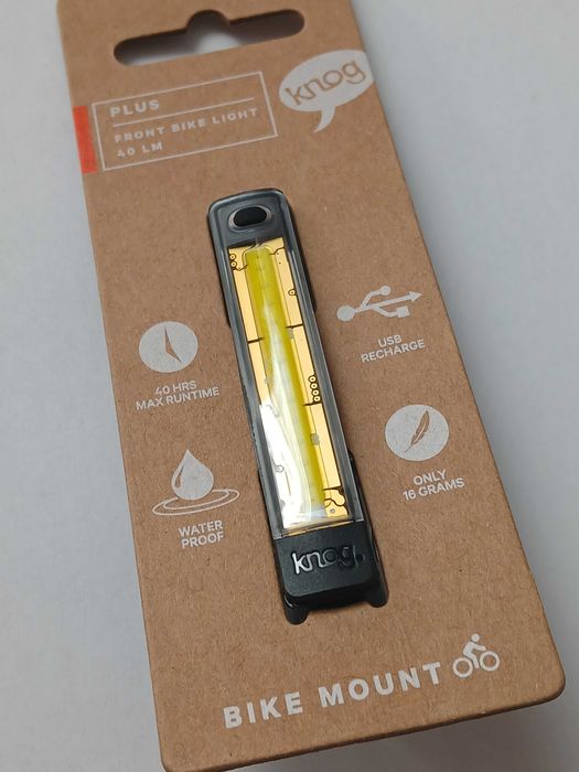 Lampka rowerowa Knog plus przód* nowa i oryginalna