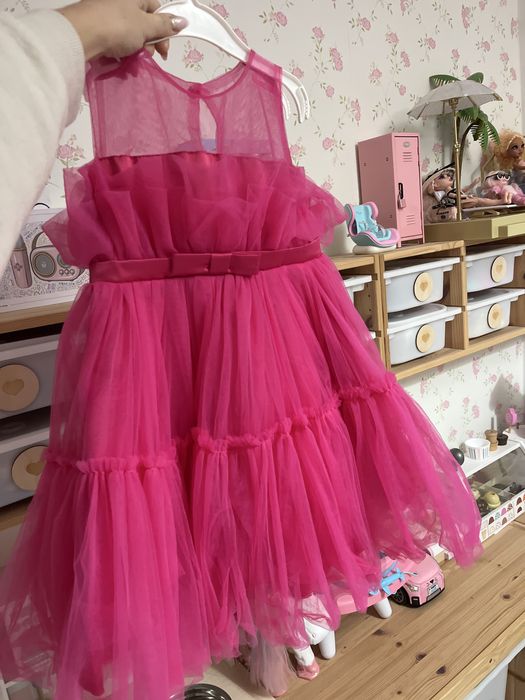 Sukienka tiulowa rozowa 110/116