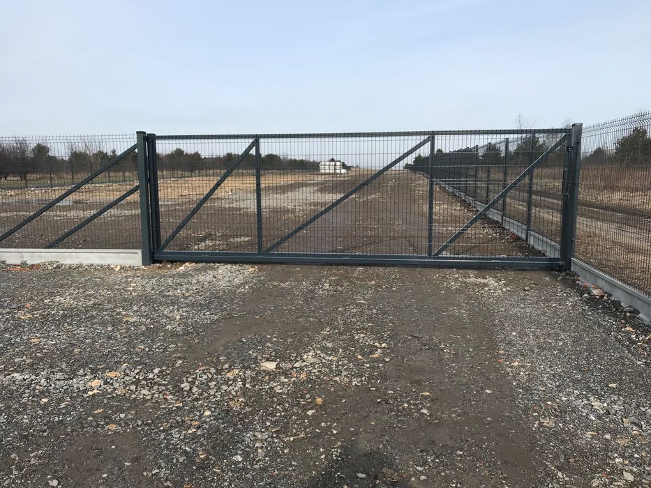 TANIO Ogrodzenie Panelowe ZESTAW panel 3D słupek obejmy KOMPLET