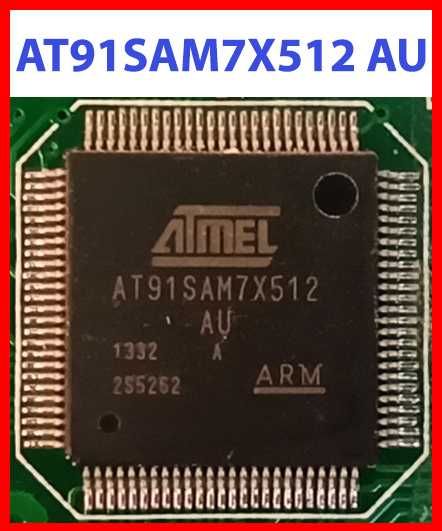 Мікроконтролер AT91SAM7X512-AU 32-Bit 512 kB (ATMEL) + кварц