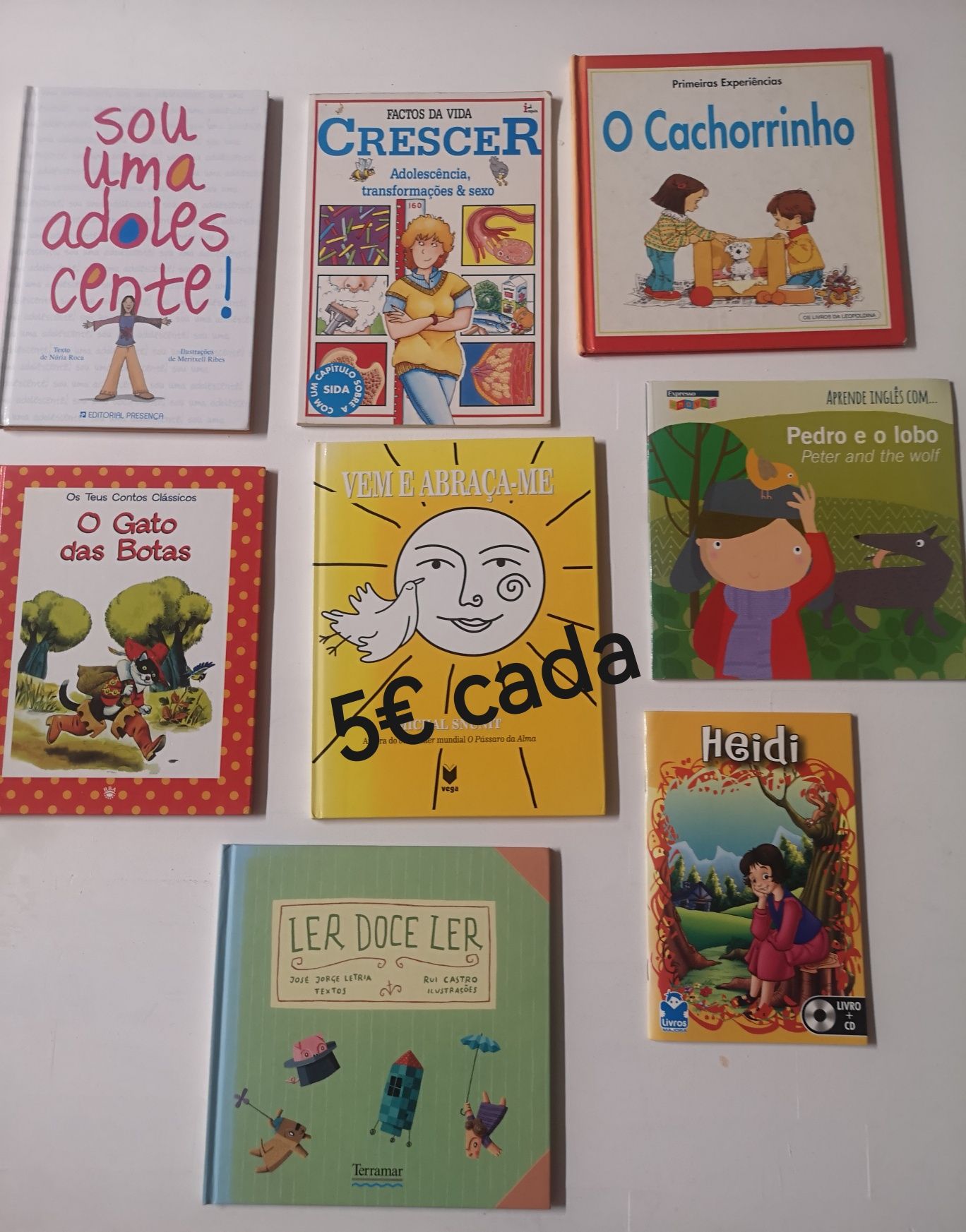 Livros infantis de vários autores
