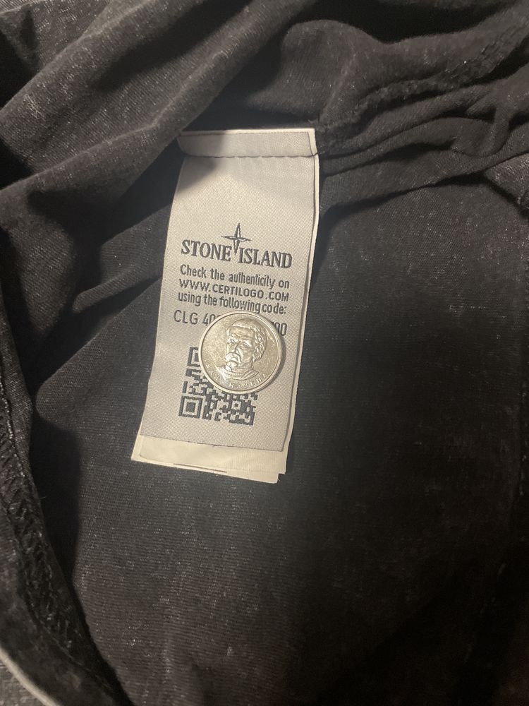 Джинсова футболка Stone Island