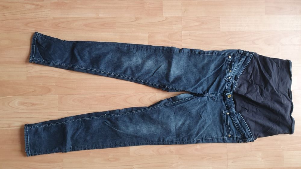 Spodnie ciazowe, jeansowe, rozmiar 38
