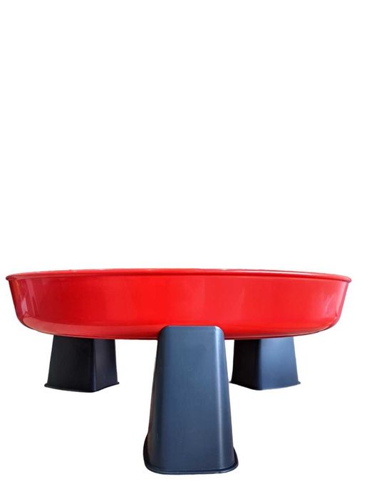 Zestaw Korytko Metalowe 100Cm I Poidło 6L Na Nóżkach